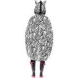 Zebra Party Poncho - Adult