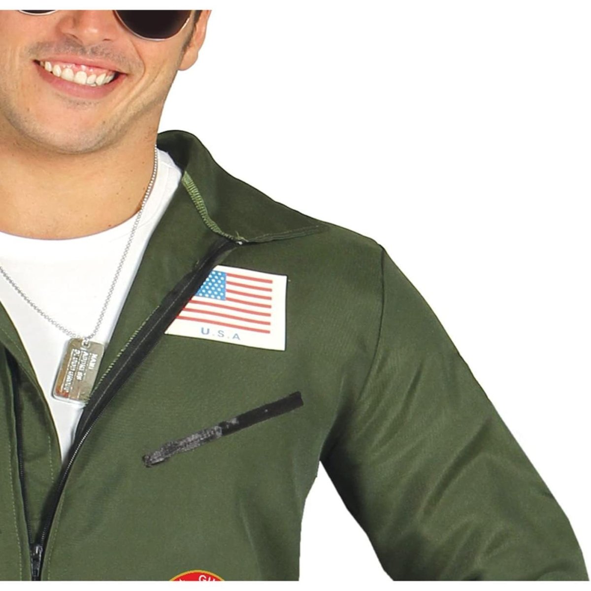 Fiestas Guirca - Fighter Pilot Costume - Men - Fancy Dress Central