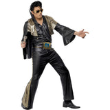 Smiffys - Elvis Costume (Black/Gold) - Men - Fancy Dress Central
