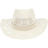 Boland - Summer Bride Cowboy Hat - Women - Fancy Dress Central