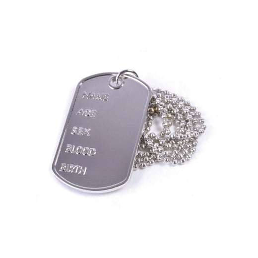 Rubies Masquerade Co. (UK) Ltd - Dog Tag Necklace - Adults - Fancy Dress Central