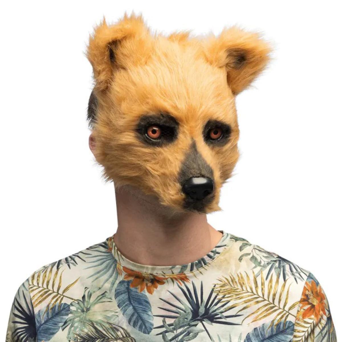 Boland - Bear Plush Half Mask - Adult - Fancy Dress Central