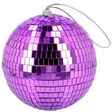 Boland - Disco Ball 15cm (Purple) - Party Decoration - Fancy Dress Central