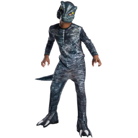 Rubies - Velociraptor Blue Costume - Child - Fancy Dress Central