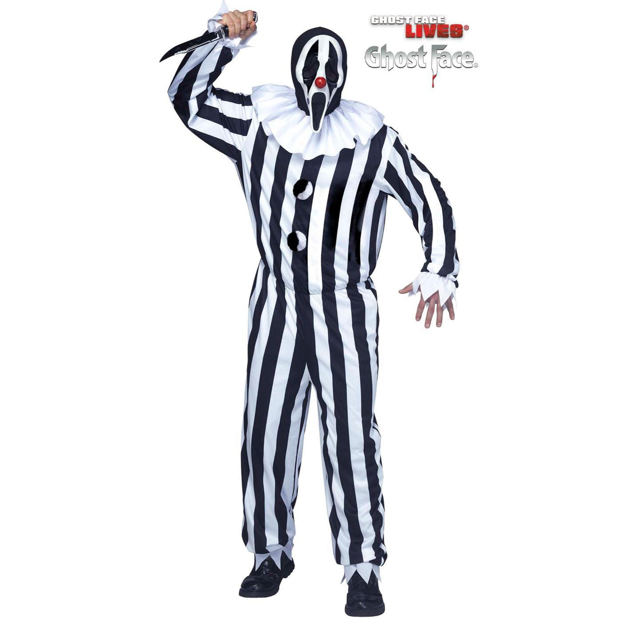 Ghost Face Clown Costume - Men