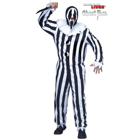 Wicked Costumes - Ghost Face Clown Costume - Men - Fancy Dress Central