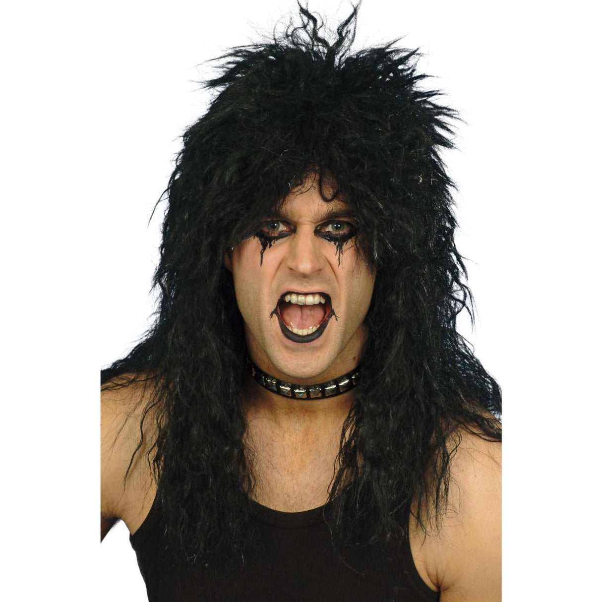 Hard Rocker Wig (Black) - Men
