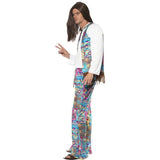 Smiffys - Smiffys - Groovy Hippie Costume - Men - Fancy Dress Central