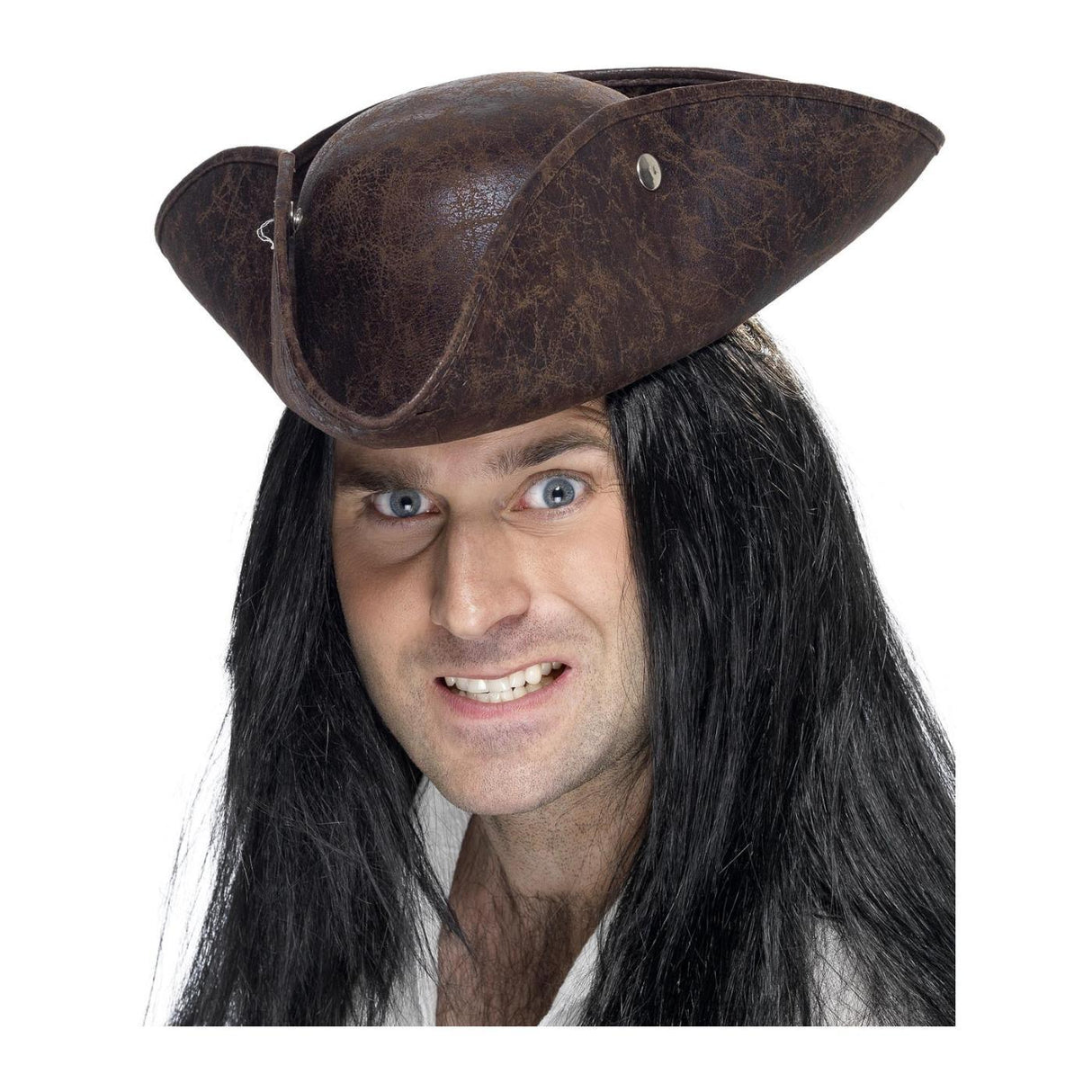 Pirate Tricorn Hat (Brown) - Adult