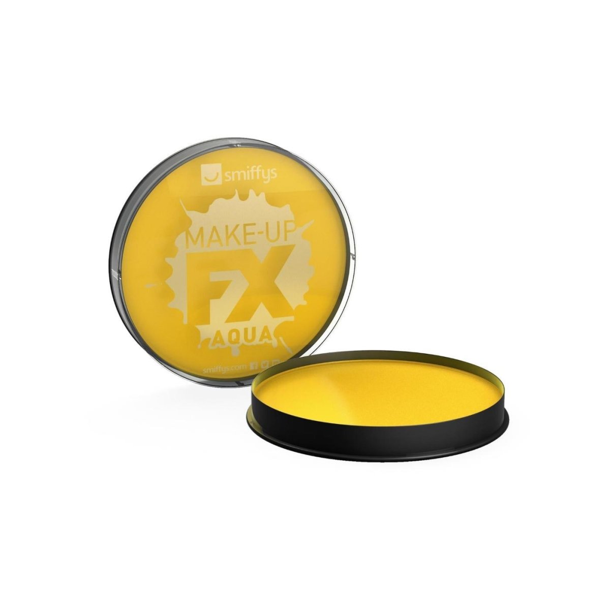 Smiffys - Make-Up FX Face and Body Paint - Yellow - Fancy Dress Central