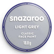 Snazaroo - Classic Face Paint (18ml) - Light Grey - Fancy Dress Central