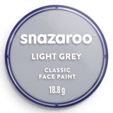 Snazaroo - Classic Face Paint (18ml) - Light Grey - Fancy Dress Central