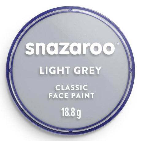 Snazaroo - Classic Face Paint (18ml) - Light Grey - Fancy Dress Central