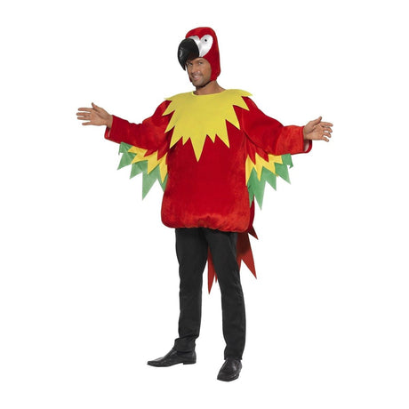 Smiffys - Parrot Costume - Mens - Fancy Dress Central