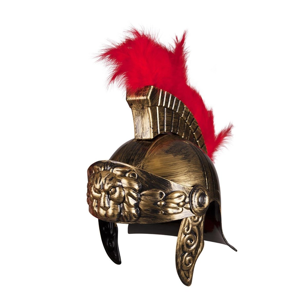 Wicked Costumes - Roman Helmet with Feathers - Adult - Fancy Dress Central