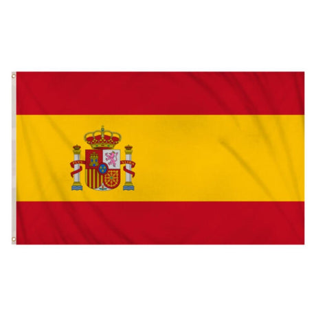 Henbrandt - Spain Flag (5ft x 3ft) - Fancy Dress Central