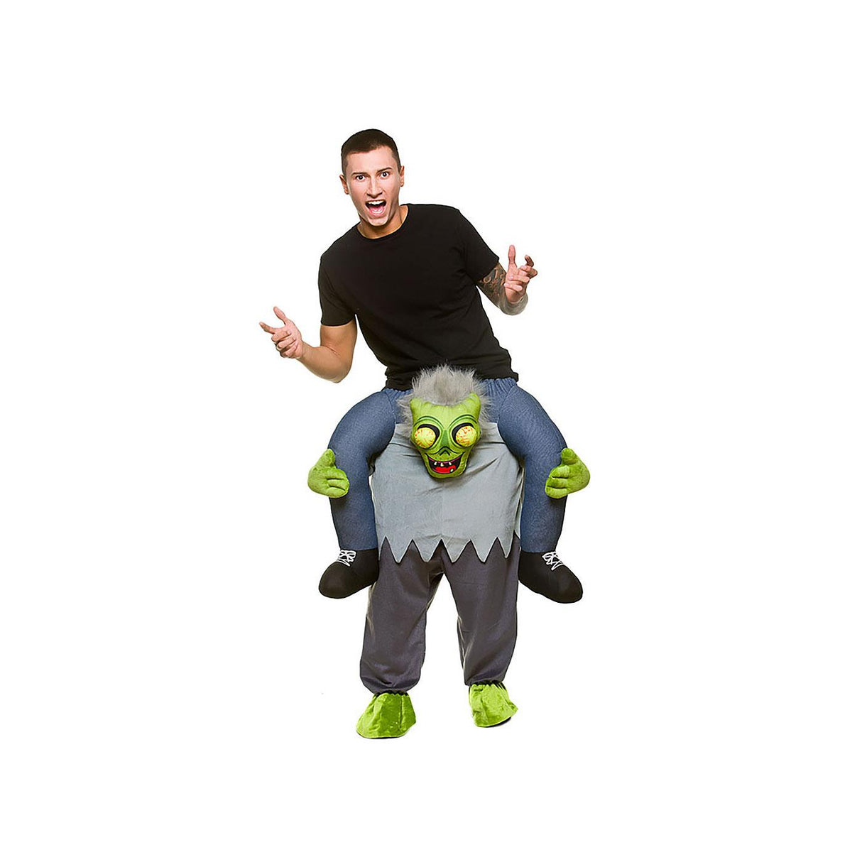 Zombie Carry Me Costume - Adult