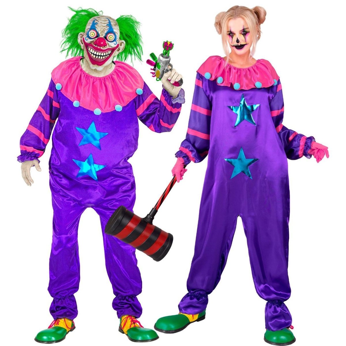Widmann - Outer Space Horror Clown Costume - Adult - Fancy Dress Central