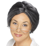 Smiffys - Granny Bun Wig - Adult - Fancy Dress Central