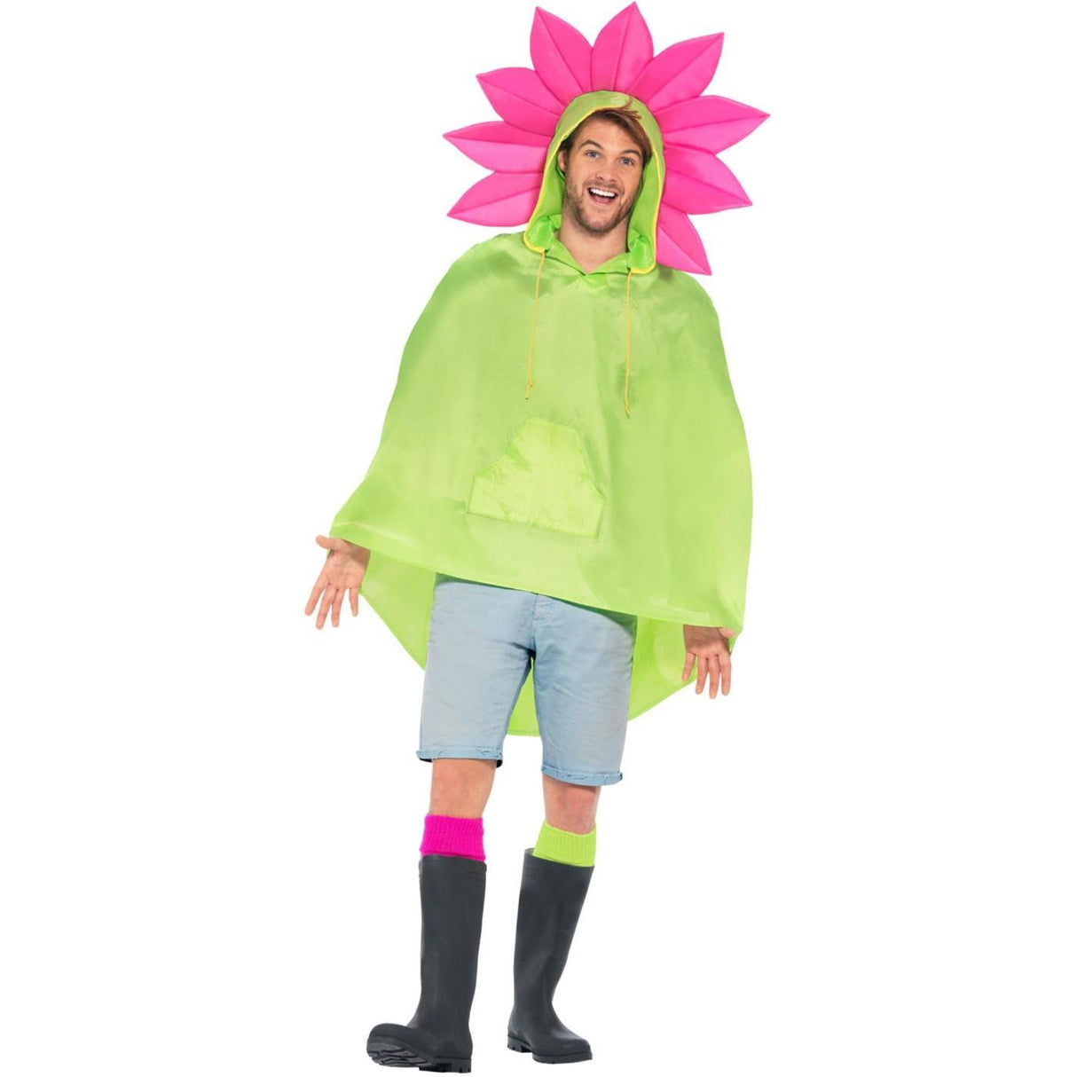 Flower Party Poncho - Adult