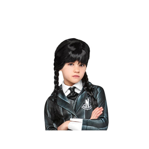 Rubies Masquerade Co. (UK) Ltd - Wednesday Addams Wig - Child - Fancy Dress Central