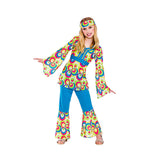 Retro Hippie Girl Costume - Girls