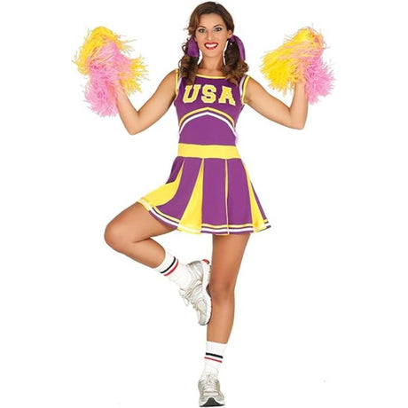 Fiestas Guirca - Cheerleader Costume - Women - Fancy Dress Central