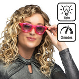 Boland - Blink LED Party Glasses (Pink) - Adult - Fancy Dress Central