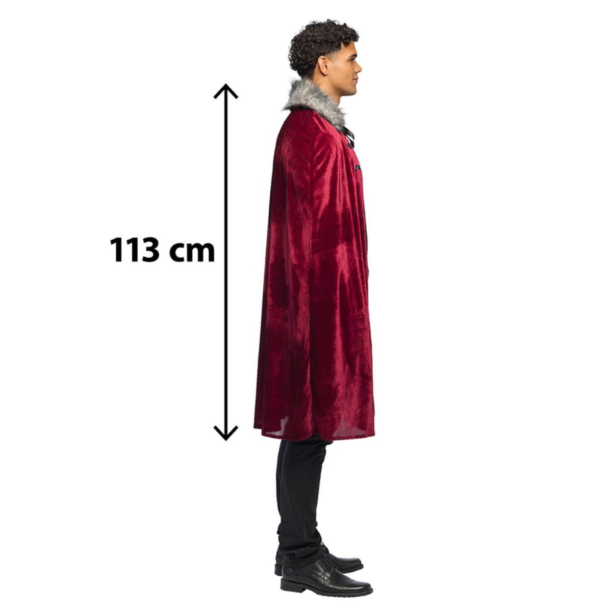 Boland - Crimson Cape (Burgundy) - Adult - Fancy Dress Central