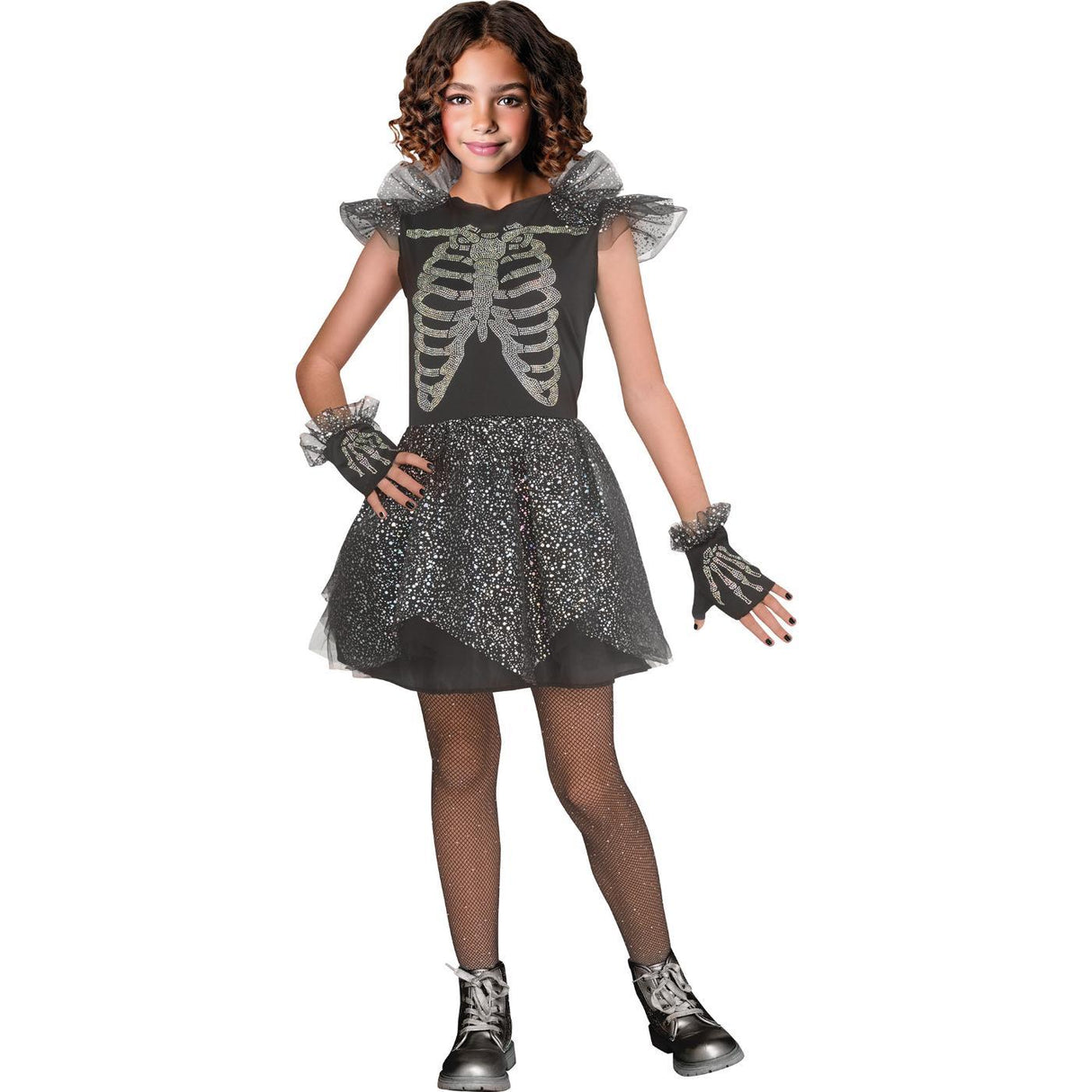 Skele-Bling Costume - Girls