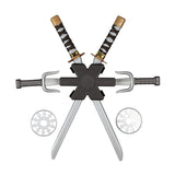 Wicked Costumes Ltd - 2 Ninja Swords in Backpack - Child - Fancy Dress Central