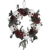 Boland - Flower Wreath with Skulls - Party Decoration - Fancy Dress Central