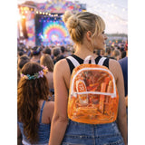Fancy Dress Central - Clarity Backpack (Neon Orange) - Adult - Fancy Dress Central