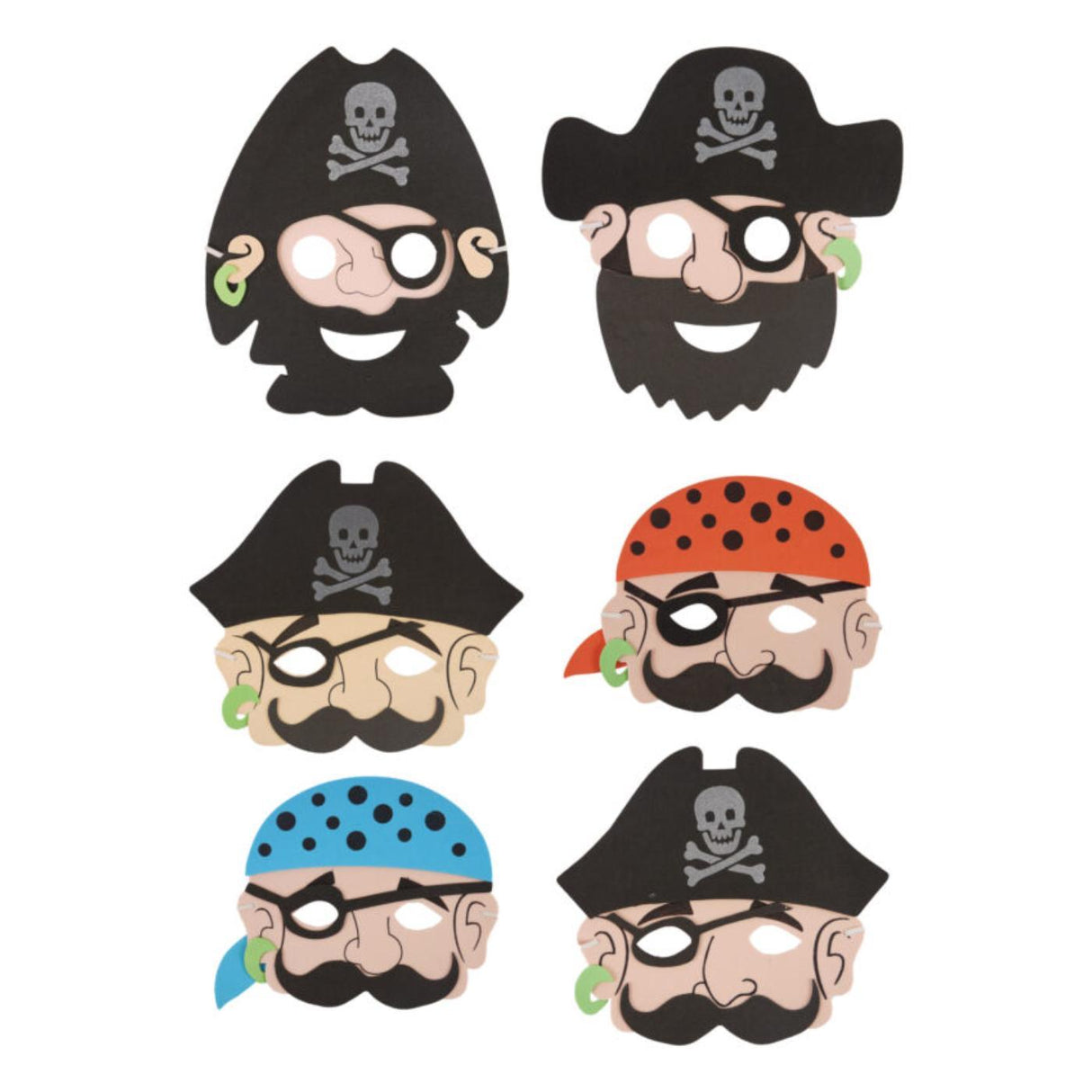 Pirate Mask (Assorted) - Child