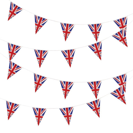 Wicked Costumes - 10m Union Jack Triangular Bunting - Fancy Dress Central