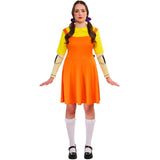 Squid Games Girl Doll Costume - Women