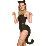 Wicked Costumes Ltd - Black Cat Giant Ears & Tail - Adult - Fancy Dress Central