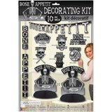 Rubies Masquerade Co. (UK) Ltd - Bone Appetit Decorating Kit (10 Piece) - Party Decoration - Fancy Dress Central