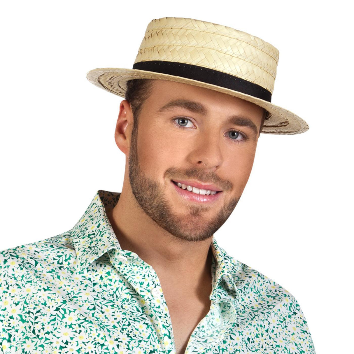 Straw Boater Hat - Men
