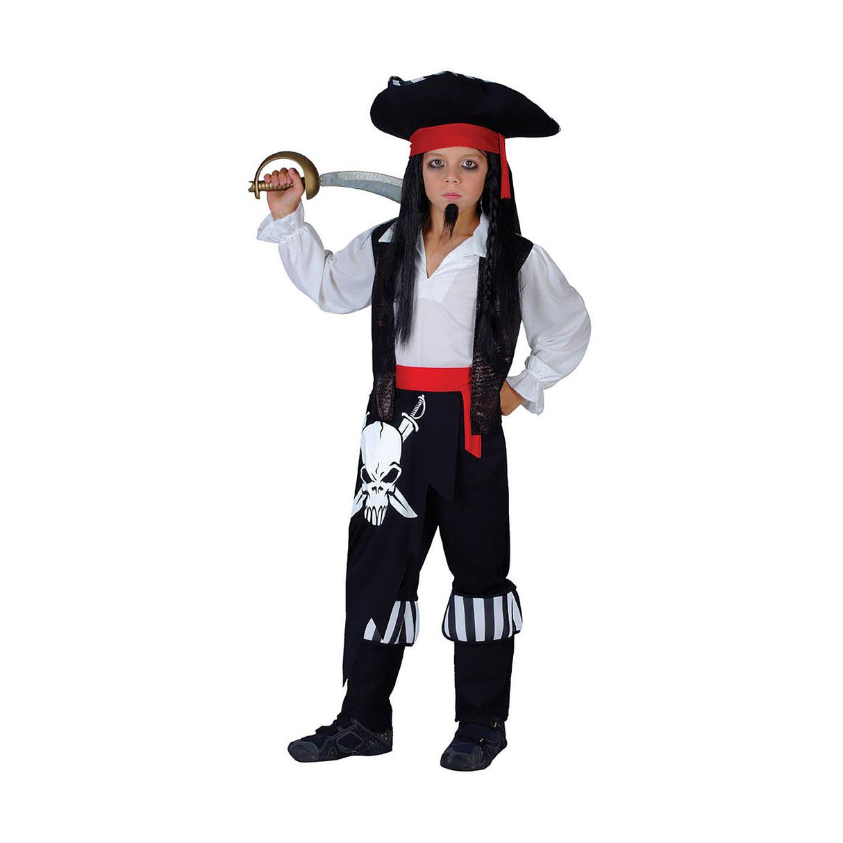 Captain Blackheart Pirate Costume - Boys