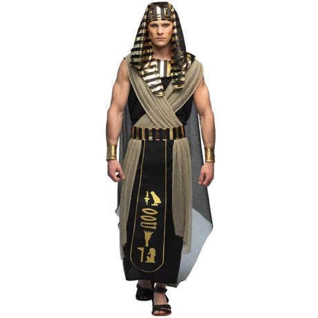 Boland - Egyptian Pharaoh Anubis Costume - Men - Fancy Dress Central