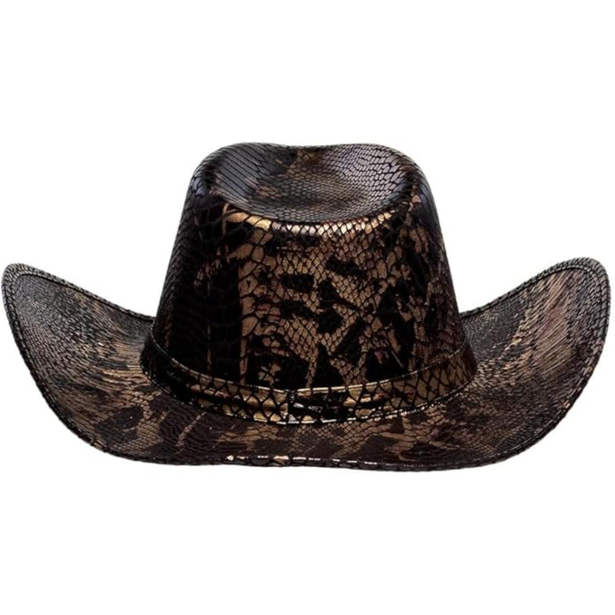 Cobra Snake Print Cowboy Hat - Adult