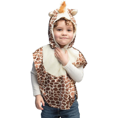 Boland - Giraffe Hooded Poncho - Child - Fancy Dress Central