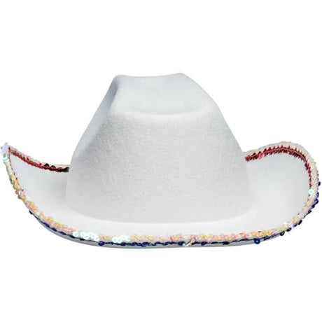 Boland - USA Star Rodeo Cowboy Hat - Adult - Fancy Dress Central