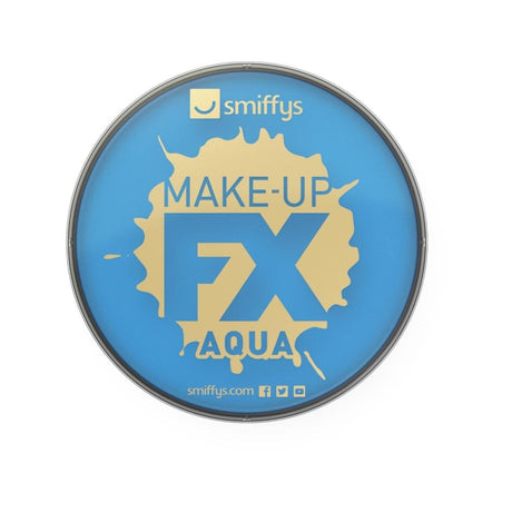 Smiffys - Make-Up FX Face and Body Paint - Pale Blue - Fancy Dress Central