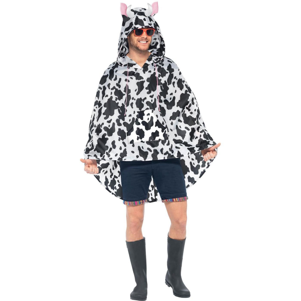 Cow Party Poncho - Adult