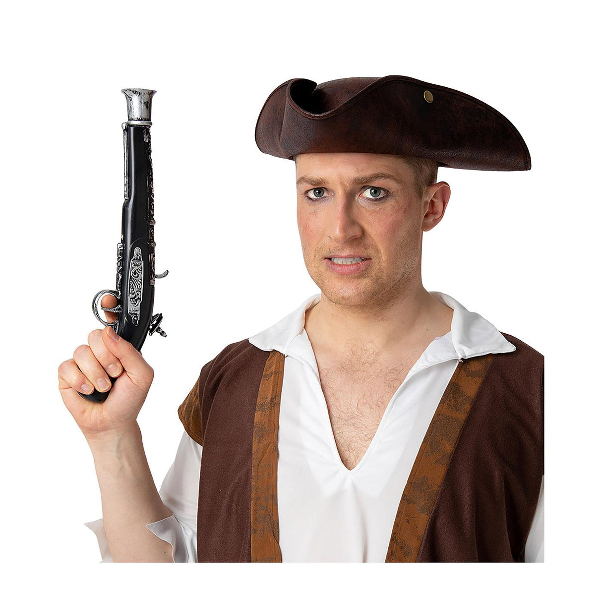 Wicked Costumes - Pirate Pistol Costume Prop (35cm) - Adult