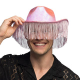Fancy Dress Central - Fabulous Cowboy Hat (Baby Pink) - Adult - Fancy Dress Central