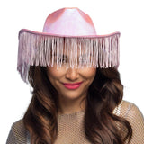 Fancy Dress Central - Fabulous Cowboy Hat (Baby Pink) - Adult - Fancy Dress Central