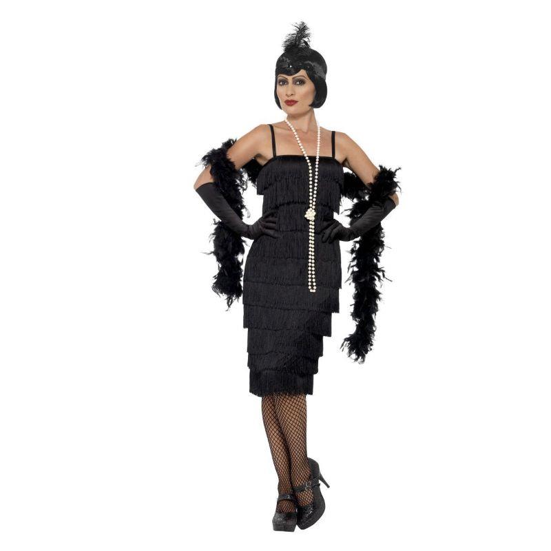 Black Flapper Costume - Women